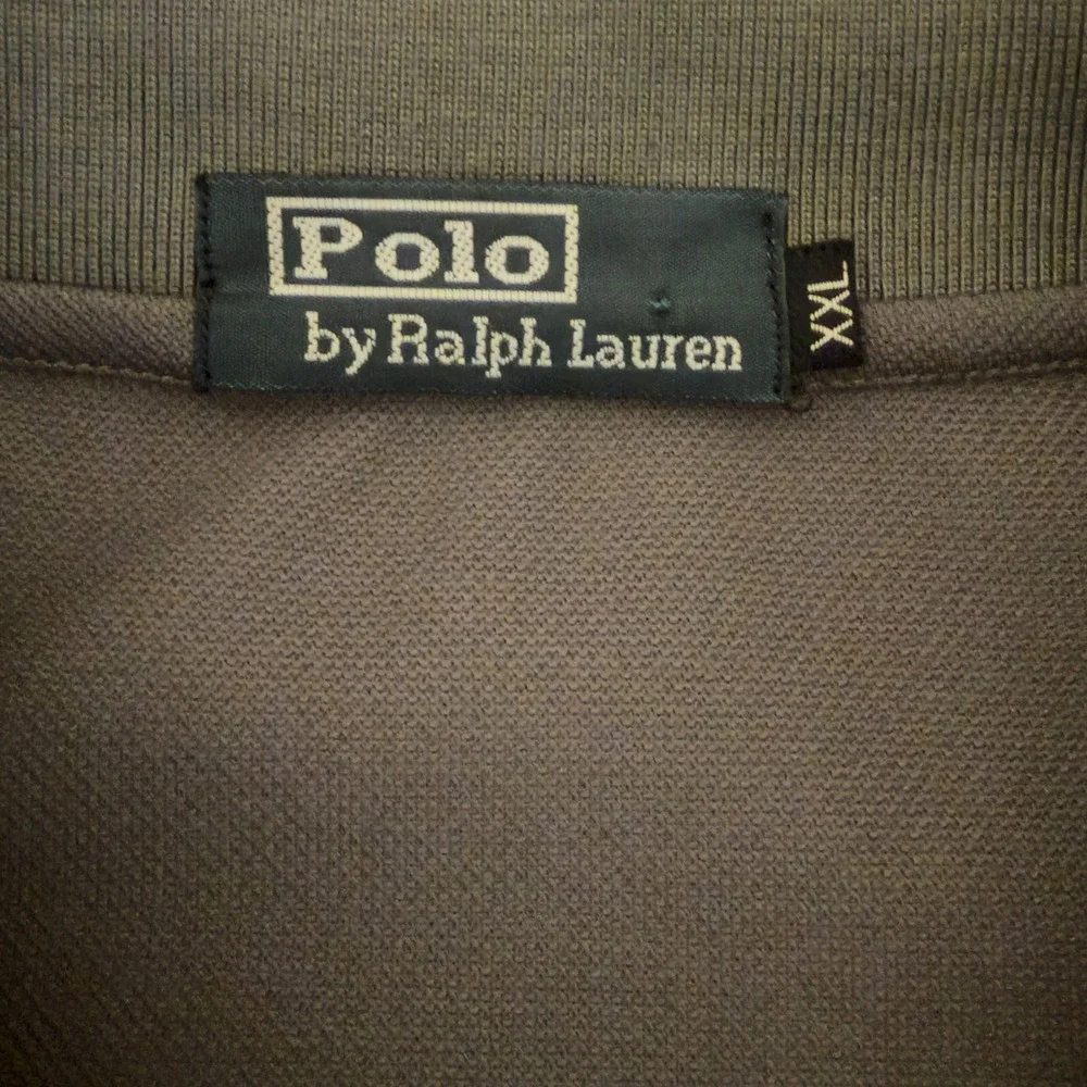 Polo Ralph Lauren Mens XXL Gray Argyle Long Sleeve Cotton Pique‎ Polo Shirt Rare